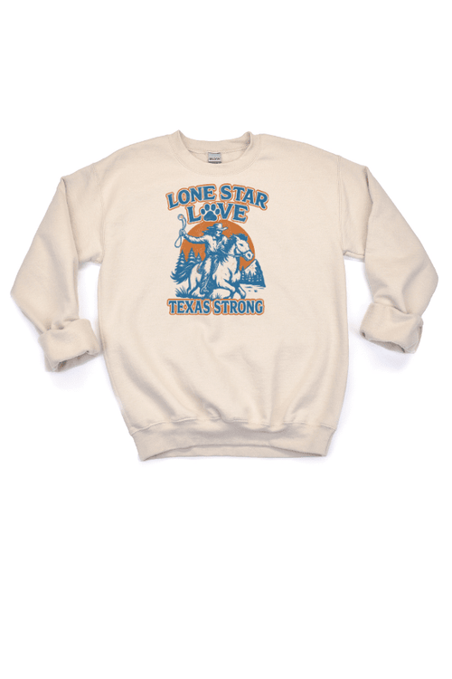Lone Star Crewneck Sweatshirt (ALL PROFIT DONATED)