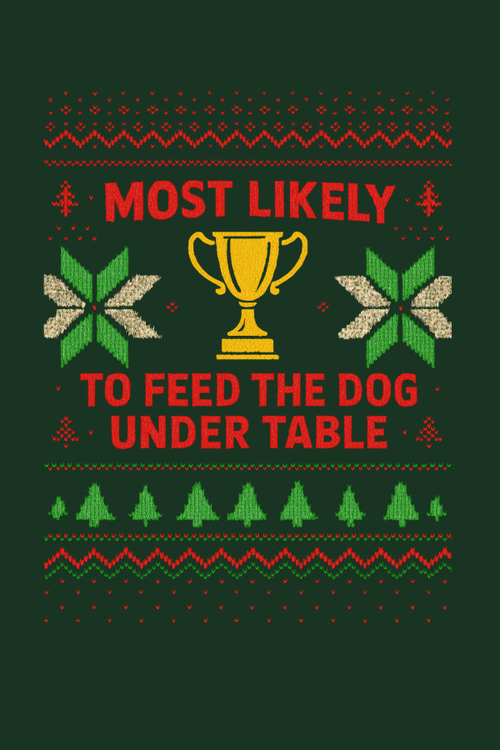 Feed the Dog Tacky Crewneck Sweatshirt