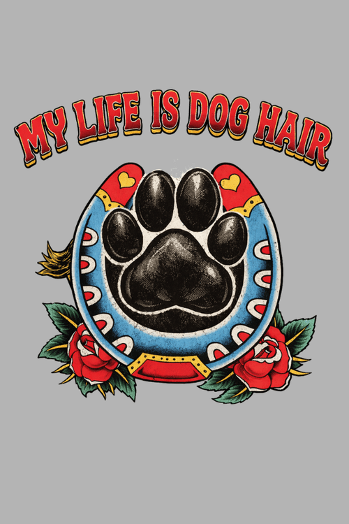 Life is Dog Hair Crewneck Sweatshirt