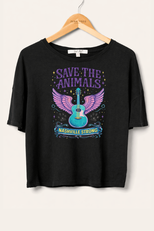 Save the Animals Nashville Ladies Boxy T (All Profit Donated)