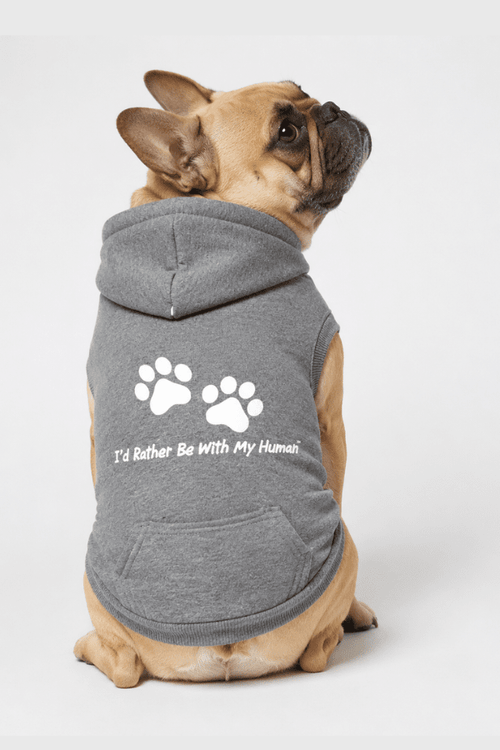 Be With My Humane Doggy Fleece Hoodie