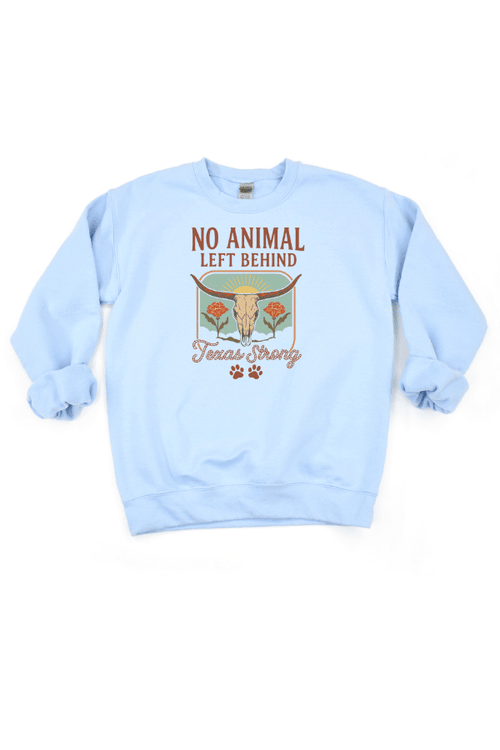 No Animal Paw Print Crewneck Sweatshirt (ALL PROFIT DONATED)