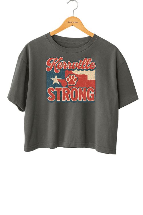 Kerrville Flag Strong Ladies Boxy T