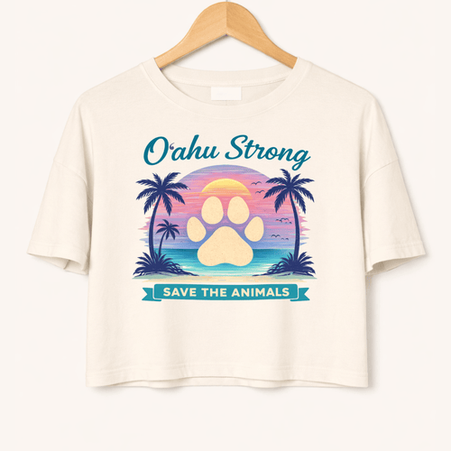 O'ahu Strong Ladies Boxy T (All Profit Donated)