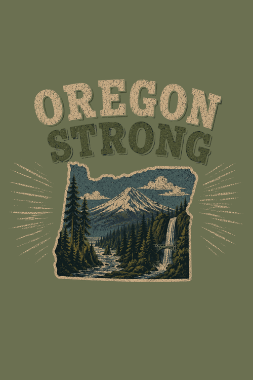 Oregon State Strong Pigment Dyed Uni T (All Profit Donated)