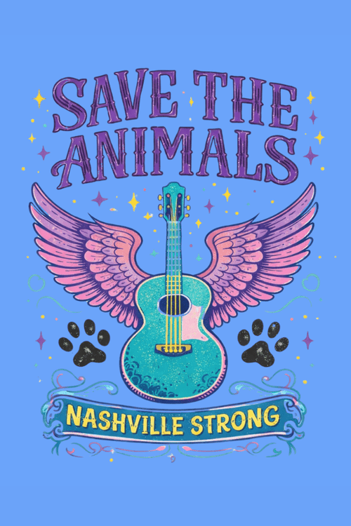 Save the Animals Nashville Uni Hoodie (All Profit Donated)