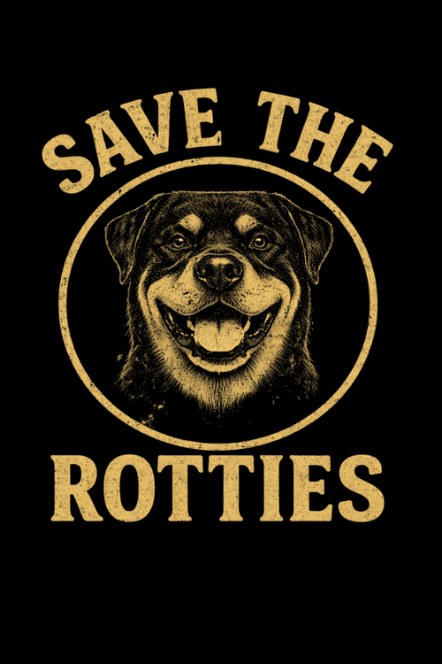 Save the Rotties Classic Vibes Crewneck Sweatshirt (All Profit Donated)