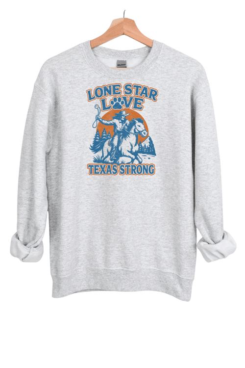Lone Star Crewneck Sweatshirt (ALL PROFIT DONATED)