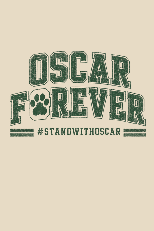 Oscar Forever Football Vibes Pigment Dyed Uni T (All Profit Donated)