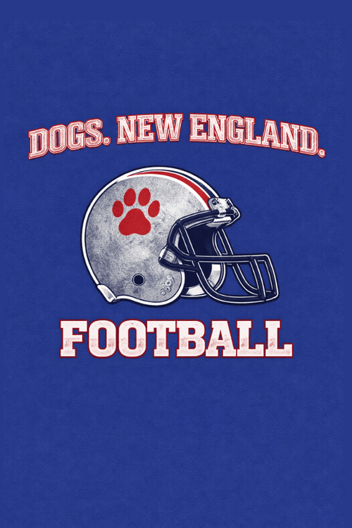 Vintage New England & Football Crewneck Sweatshirt