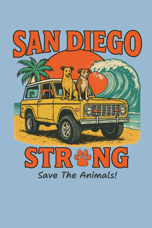 San Diego Strong Uni Crewneck (ALL PROFIT DONATED)