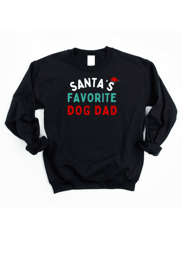 Santa's Dog Dad Sweatshirt (Unisex)