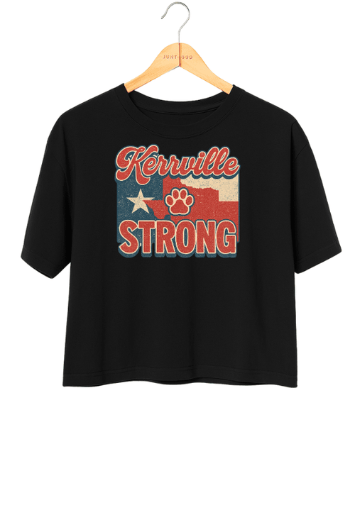 Kerrville Flag Strong Ladies Boxy T