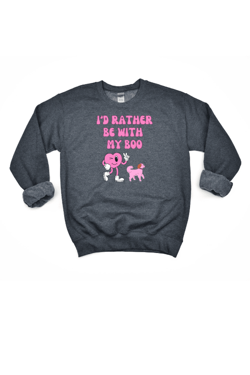 Valentine Boo Uni Crewneck Sweatshirt