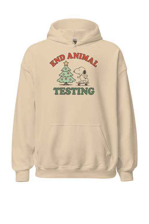 End Animal Testing Christmas Hoodie (ALL PROFIT DONATED)
