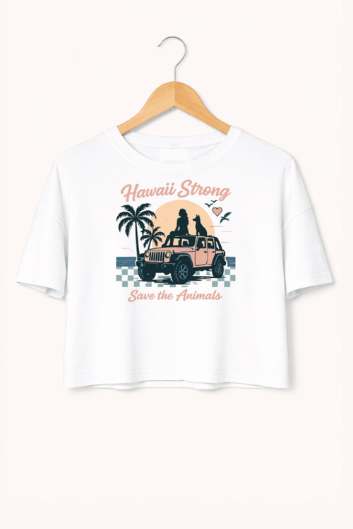 Hawaii Sunset Strong Ladies Boxy T (All Profit Donated)