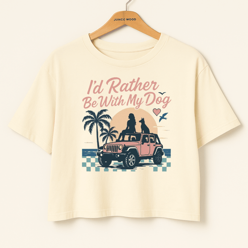 Sunset Beach Ladies Boxy T