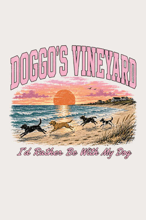Doggo's Vineyard Pigment Dyed Uni T
