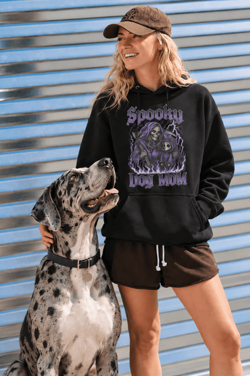 Spooky Dog Mom Uni Hoodie