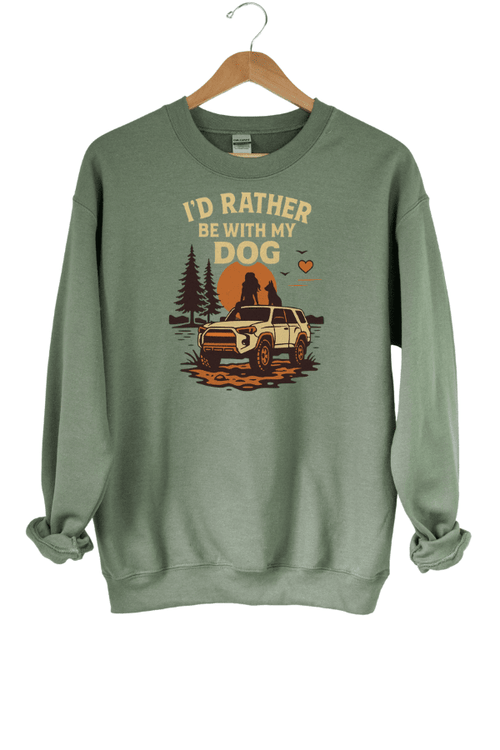 Sunset Runner Crewneck Uni Sweatshirt