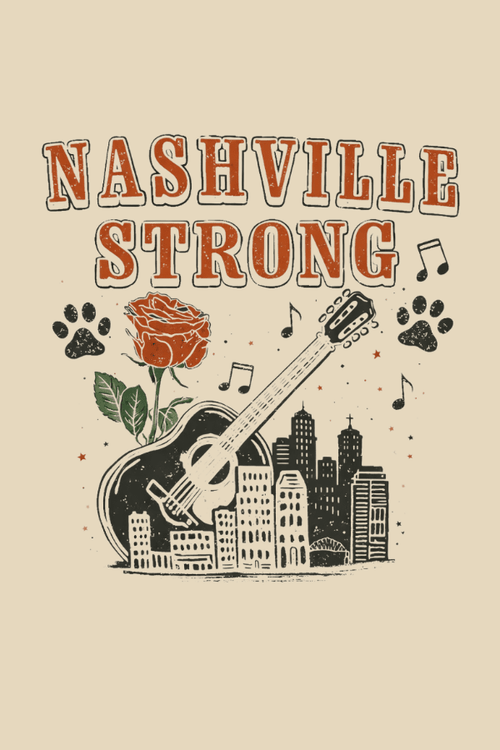 Nashville Music Strong Uni Hoodie (All Profit Donated)
