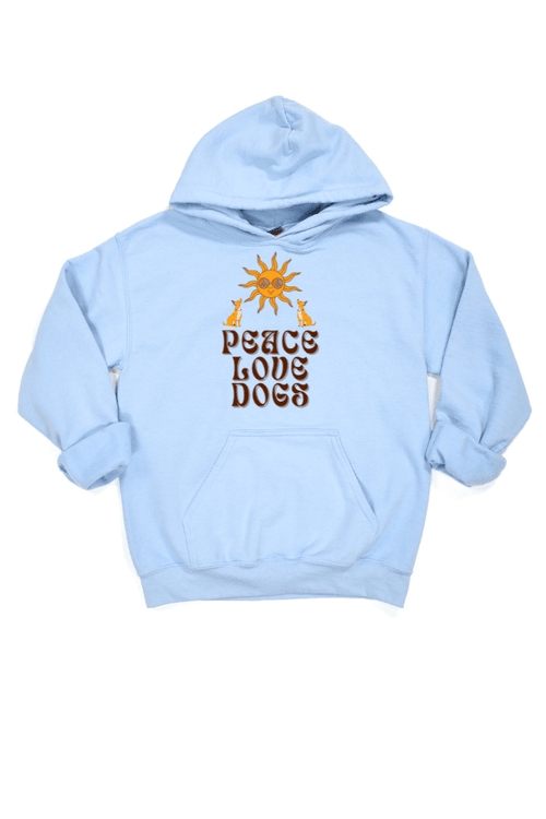 Peace Love Dogs Uni Hoodie