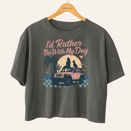 Sunset Beach Ladies Boxy T