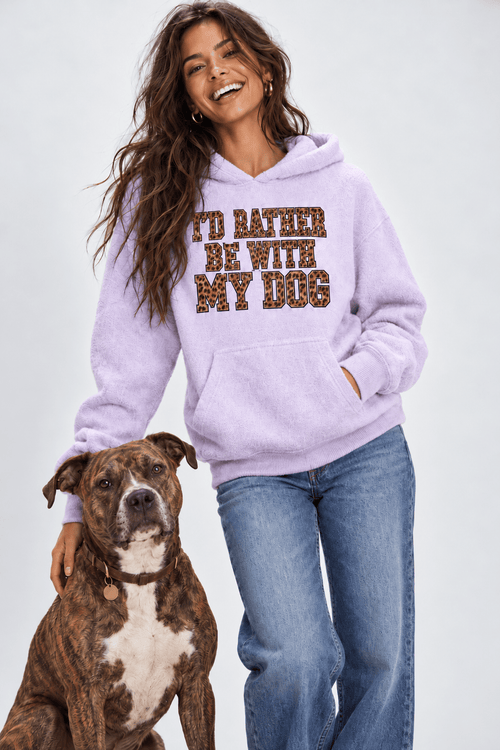 Boho Leopard Lodge Fleece Hoodie (Single)