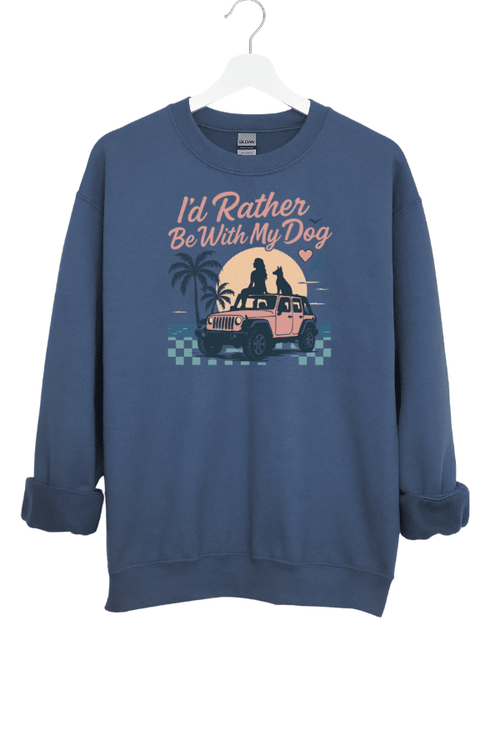 Sunset Beach Crewneck Uni Sweatshirt