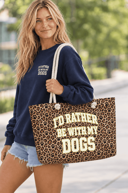Paw Print Leopard Weekender Bag (Plural)