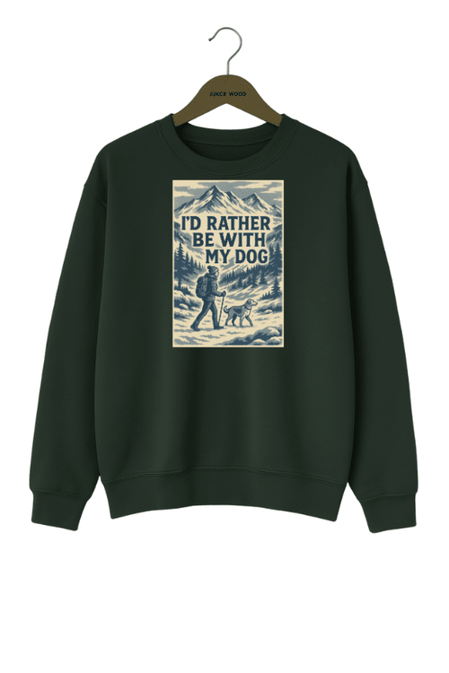 Winter Hike Vibes Crewneck Sweatshirt