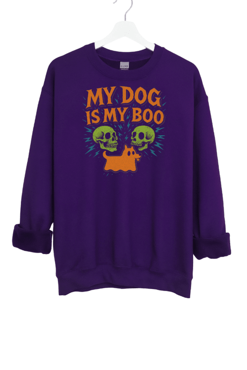 Dog is My Boo Skull Crewneck Sweatshirt