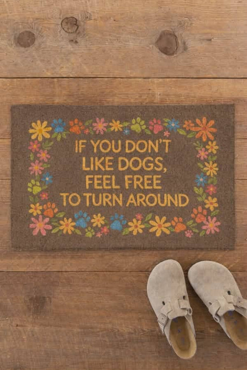 Don't Like Dogs Doormat