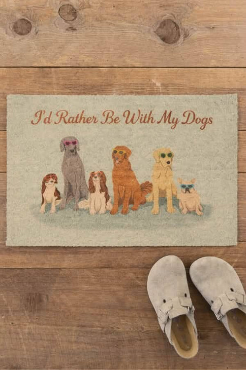 Dog Party Doormat