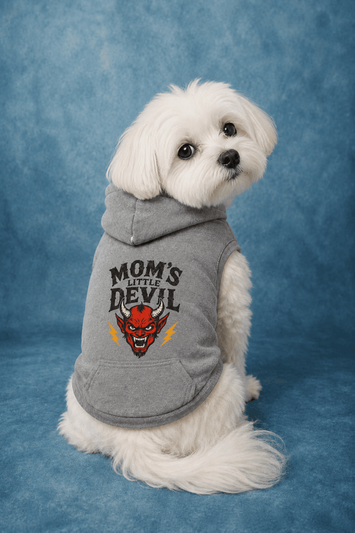 Mom's Little Devil Doggy Hoodie
