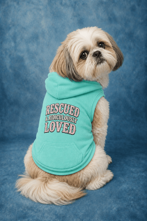 Rescued & Ridiculously Loved Doggy Hoodie