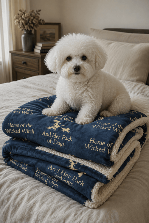 Wicked Witch Sherpa Blanket