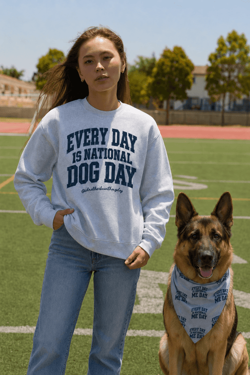 Classic National Dog Day Crewneck Sweatshirt