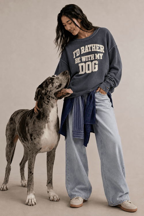 Vintage Varsity Cord Crew (SINGLE)