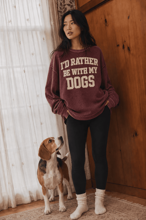 Vintage Varsity Cord Crew (Plural)