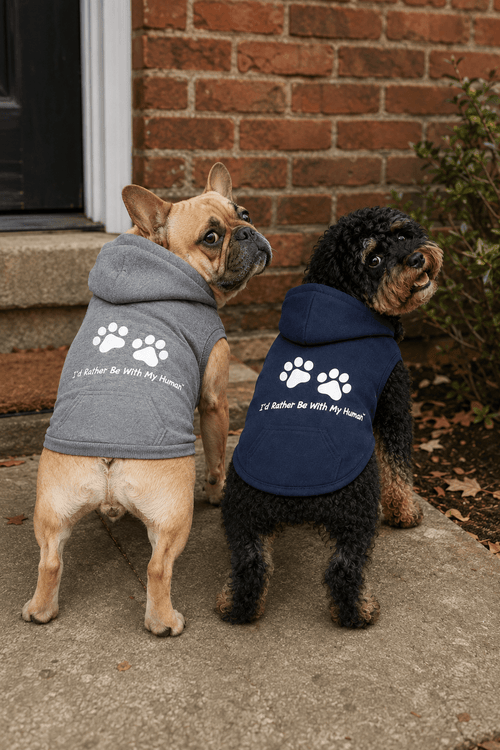Be With My Humane Doggy Fleece Hoodie