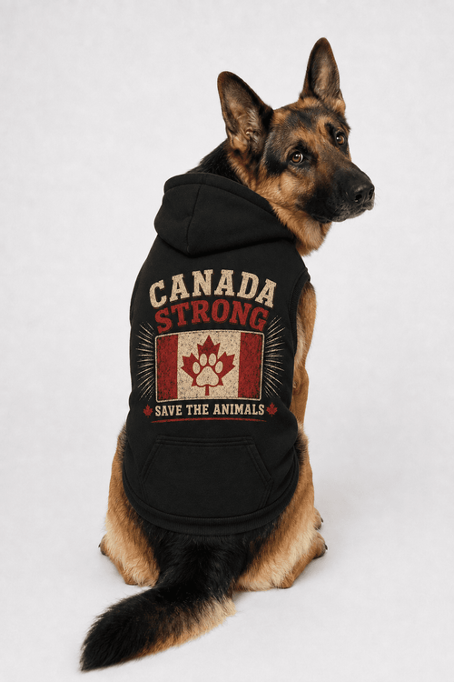 Canada Strong Doggy Hoodie (All Profit Donated)