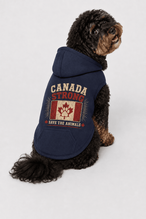 Canada Strong Doggy Hoodie (All Profit Donated)