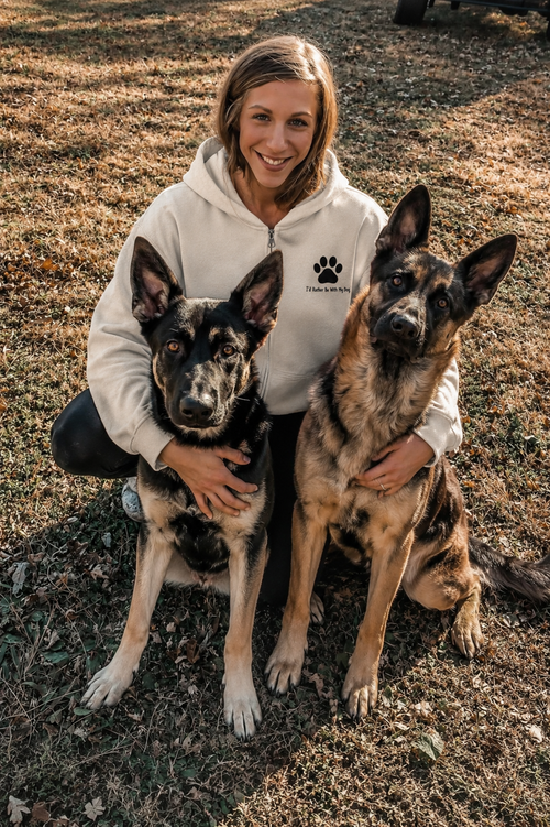 Heavyweight Paw Print Zip Full Up Jacket