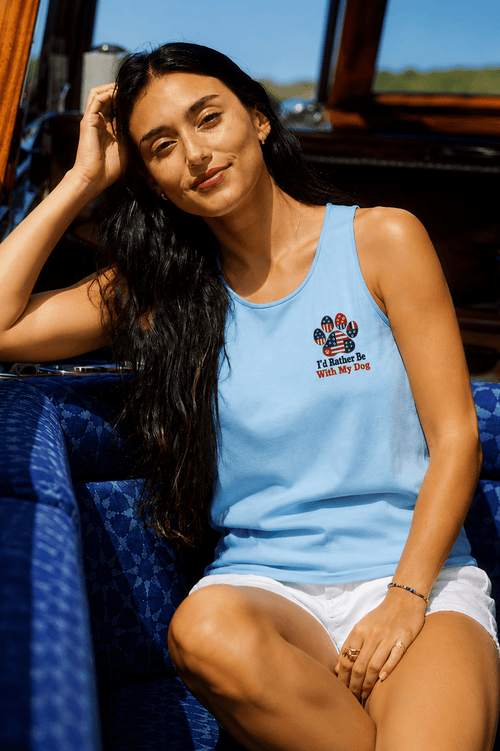 Patchwork Americana Uni Pigment Dyed Tank