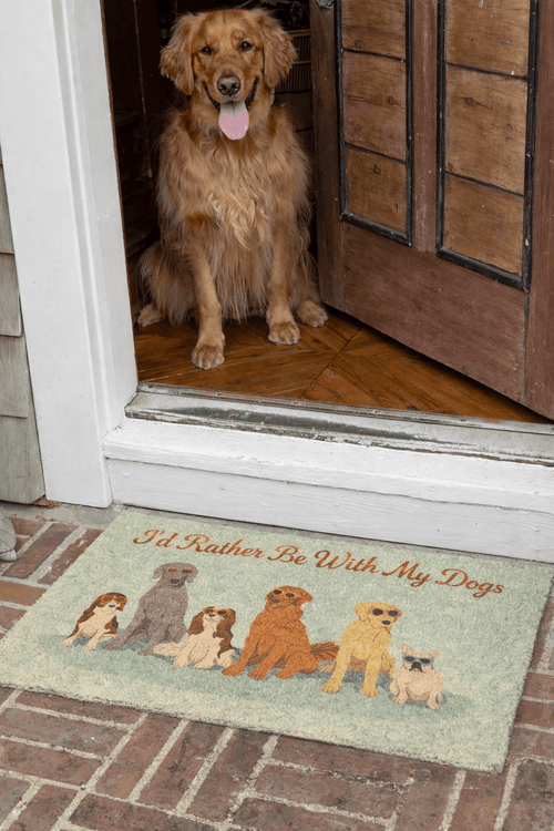 Dog Party Doormat