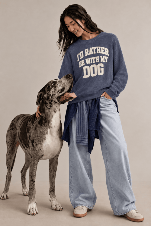 Vintage Varsity Cord Crew (Single)