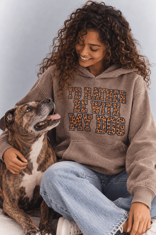 Boho Leopard Lodge Fleece Hoodie (Plural)