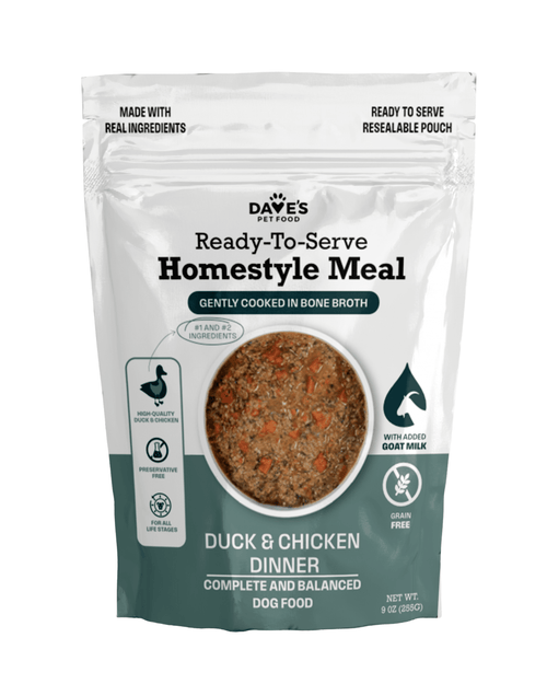 Dave's Grain-Free Variety Pack Pouches with Goat Milk for Dogs / 9 Pack - 9 oz Pouches