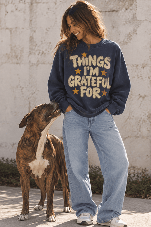 Boho Grateful Vintage Washed Jersey